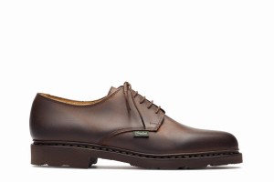 Paraboot Arles Men's Derby Shoes Dark Brown | VOM9745DY