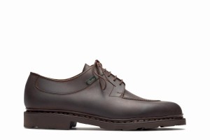 Paraboot Avignon Men's Derby Shoes Dark Brown | DEC9581FH