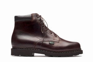 Paraboot Bergerac Men's Ankle Boots Brown Black | GKR487YM