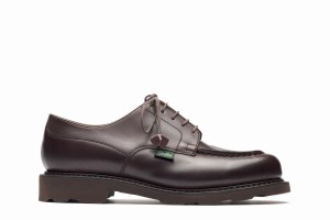 Paraboot Chambord Women's Derby Shoes Dark Brown | SAA6549AQ