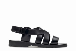 Paraboot Noumea Men's Sandals Black | WKQ2285NR