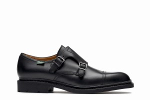 Paraboot Poe Men's Derby Shoes Black | QUA393XC