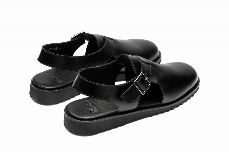 Paraboot Adriatic Men's Sandals Black | LDG8794KZ