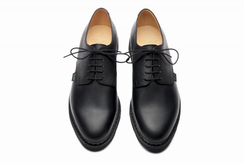 Paraboot Arles Men's Derby Shoes Black | YDO1610CB