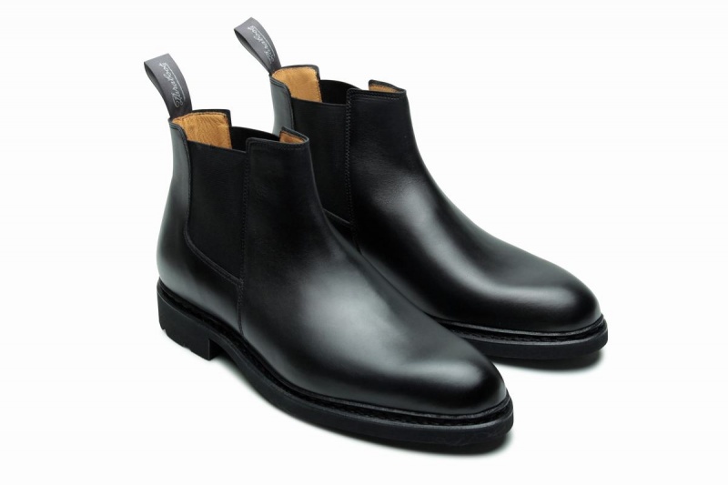 Paraboot Chamfort Men's Ankle Boots Black | IXG2859HR