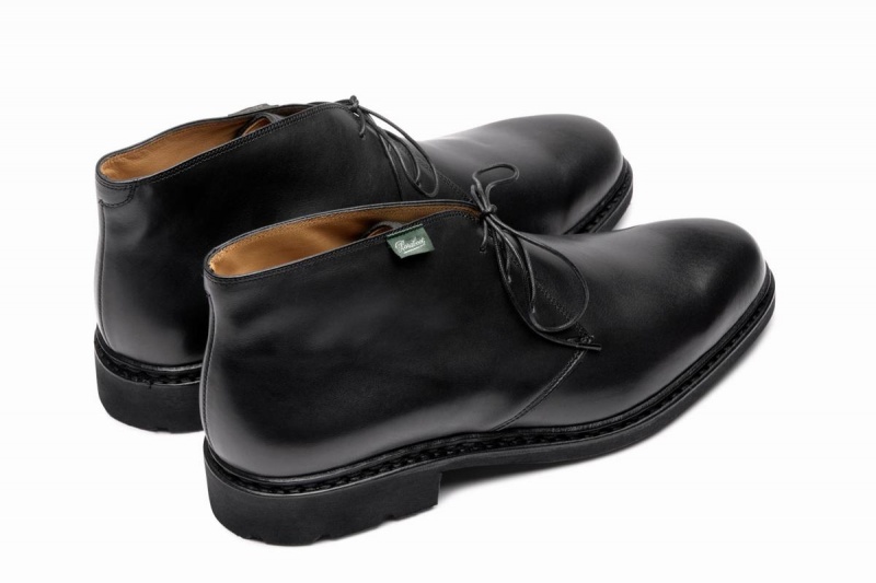 Paraboot Lully Men's Ankle Boots Black | AGS407ZX