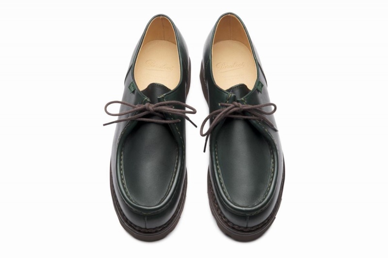 Paraboot Michael Men's Derby Shoes Green | SCS2497ED