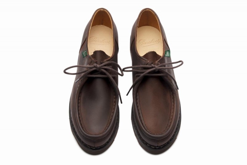 Paraboot Michael Women's Derby Shoes Dark Brown | PHL717HF