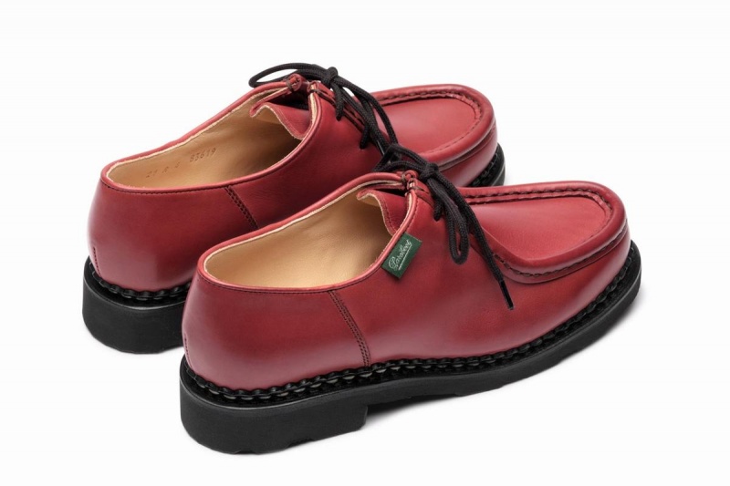 Paraboot Michael Women's Derby Shoes Red | NIV2897SM