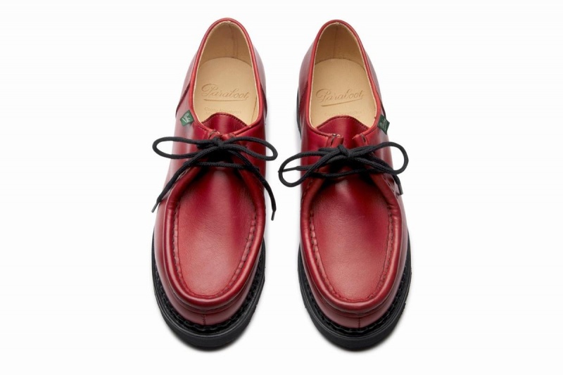 Paraboot Michael Women's Derby Shoes Red | NIV2897SM