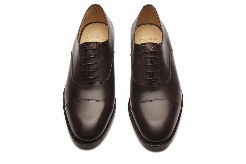 Paraboot Montaigne Gy Men's Oxfords Shoes Dark Brown | VHG4498WA