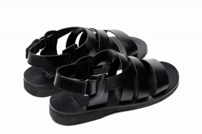 Paraboot Noumea Men's Sandals Black | WKQ2285NR