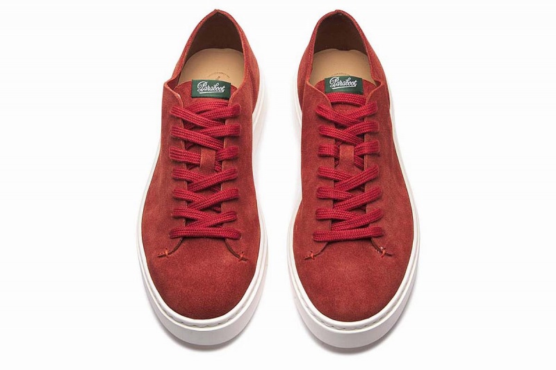 Paraboot Nova Men's Sneakers Red | DKE5311CP