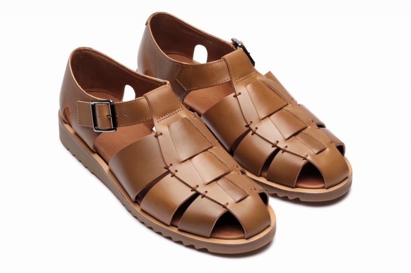 Paraboot Pacific Men's Sandals Brown | DSA558OA