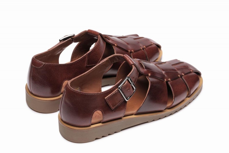 Paraboot Pacific Men's Sandals Brown | TBJ6820YK