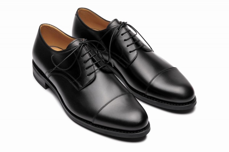 Paraboot Schubert Men's Derby Shoes Black | IZK4048GT